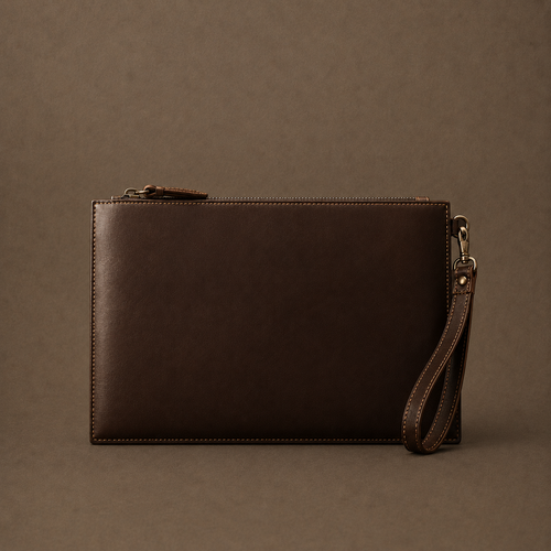 Pochette Pelle